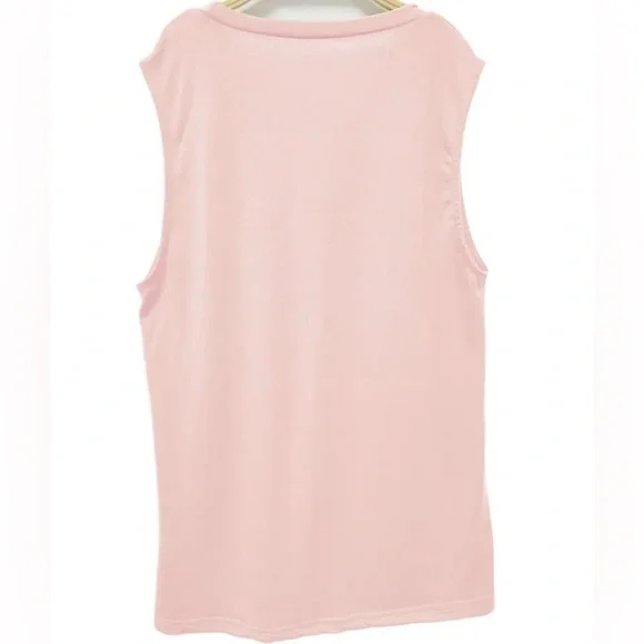 *Beach Please* Palm Trees Sunglasses Graphic Sleeveless Tank Top - Picture 3 of 6